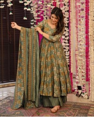 Kurta Palazzo Dupatta Set
