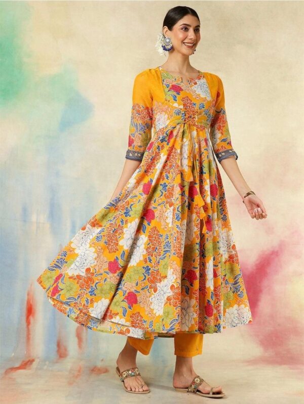 Women pure Cotton Kurta Palazzo Dupatta Set