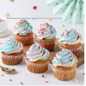 Colour Burst cupcake