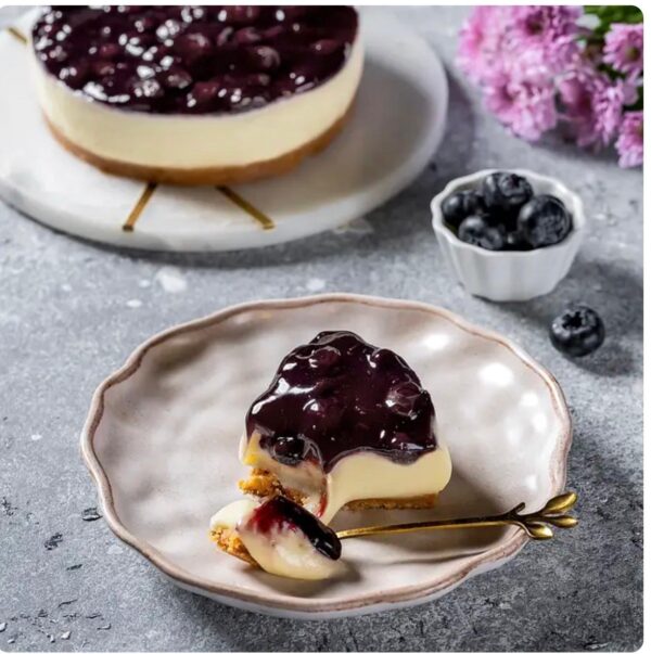 Midnight Blueberry Cheesecake