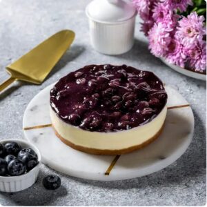 Midnight Blueberry Cheesecake