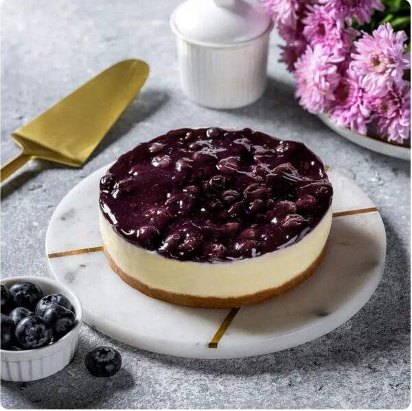 Midnight Blueberry Cheesecake